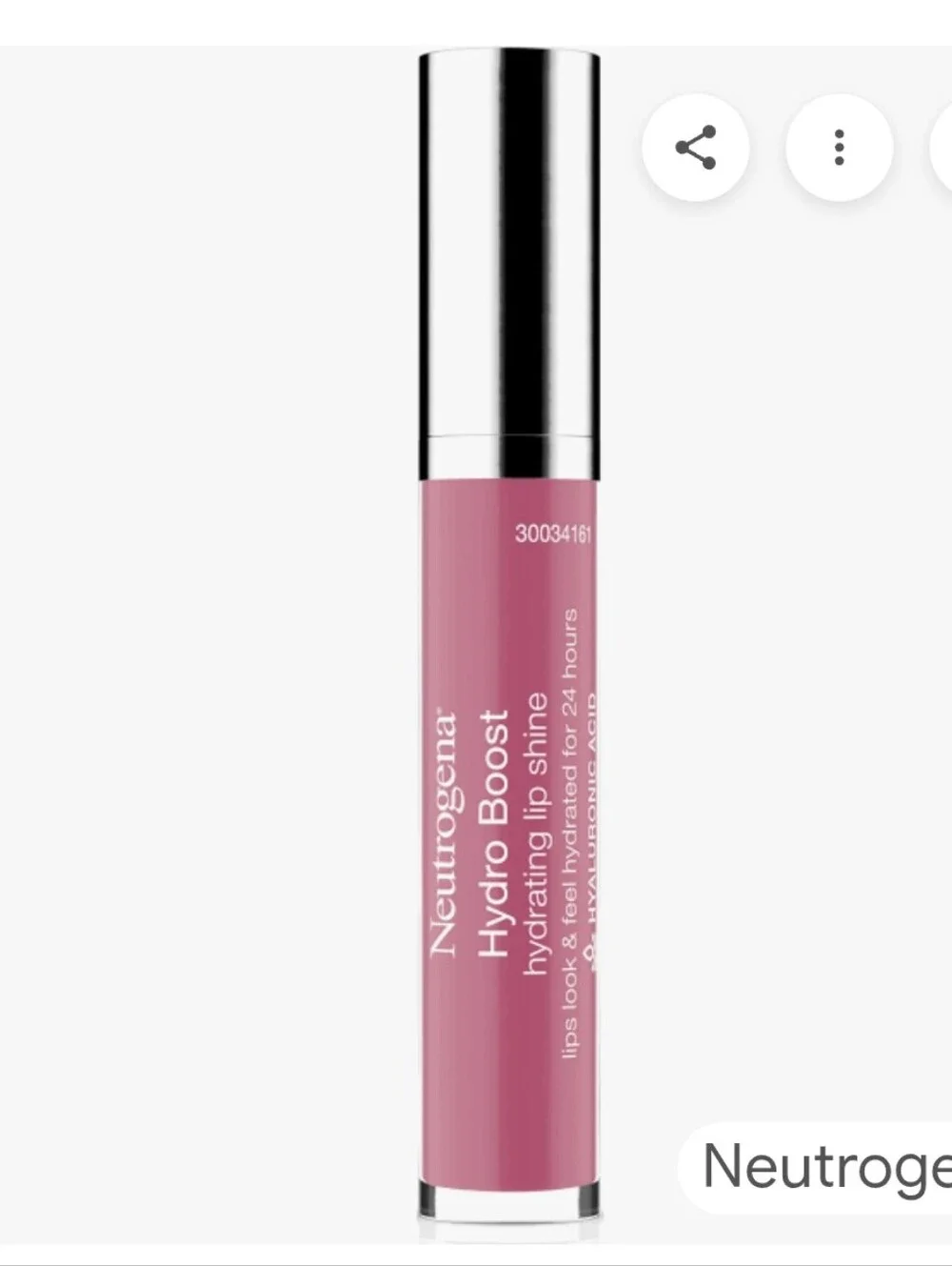 Neutrogena Hydro Boost Hydrating Lip Shine, 50 Radiant Rose New